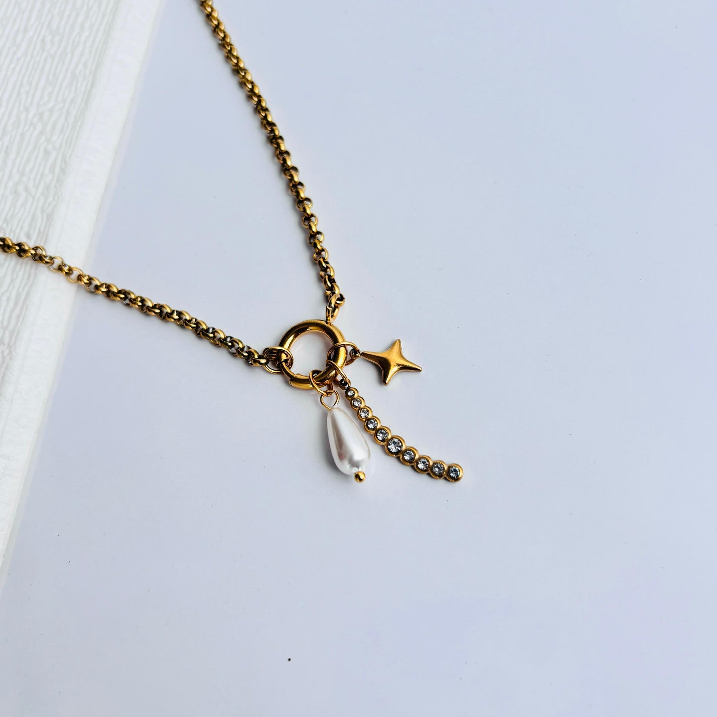 Bling Multi Charm Pandora Necklace