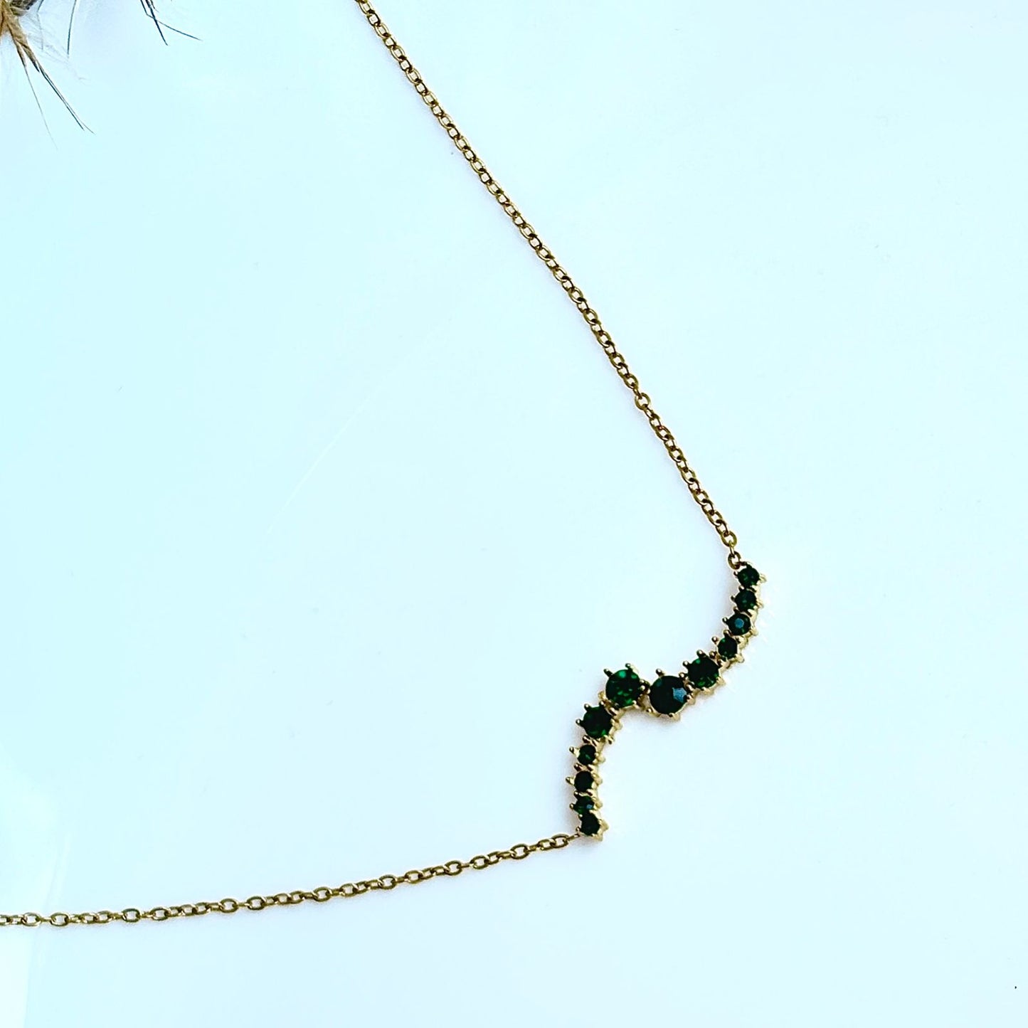 Emerald Wave Necklace (B2G3)