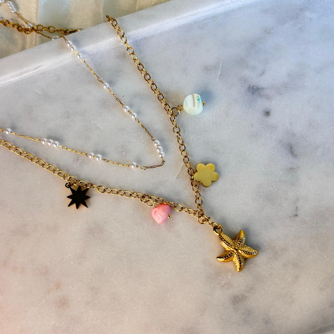 Seanna Beach Charm Necklace