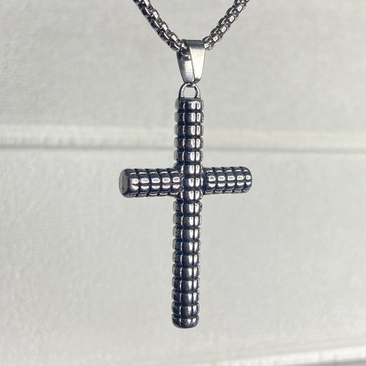 Jade Cross Men’s Pendant Chain