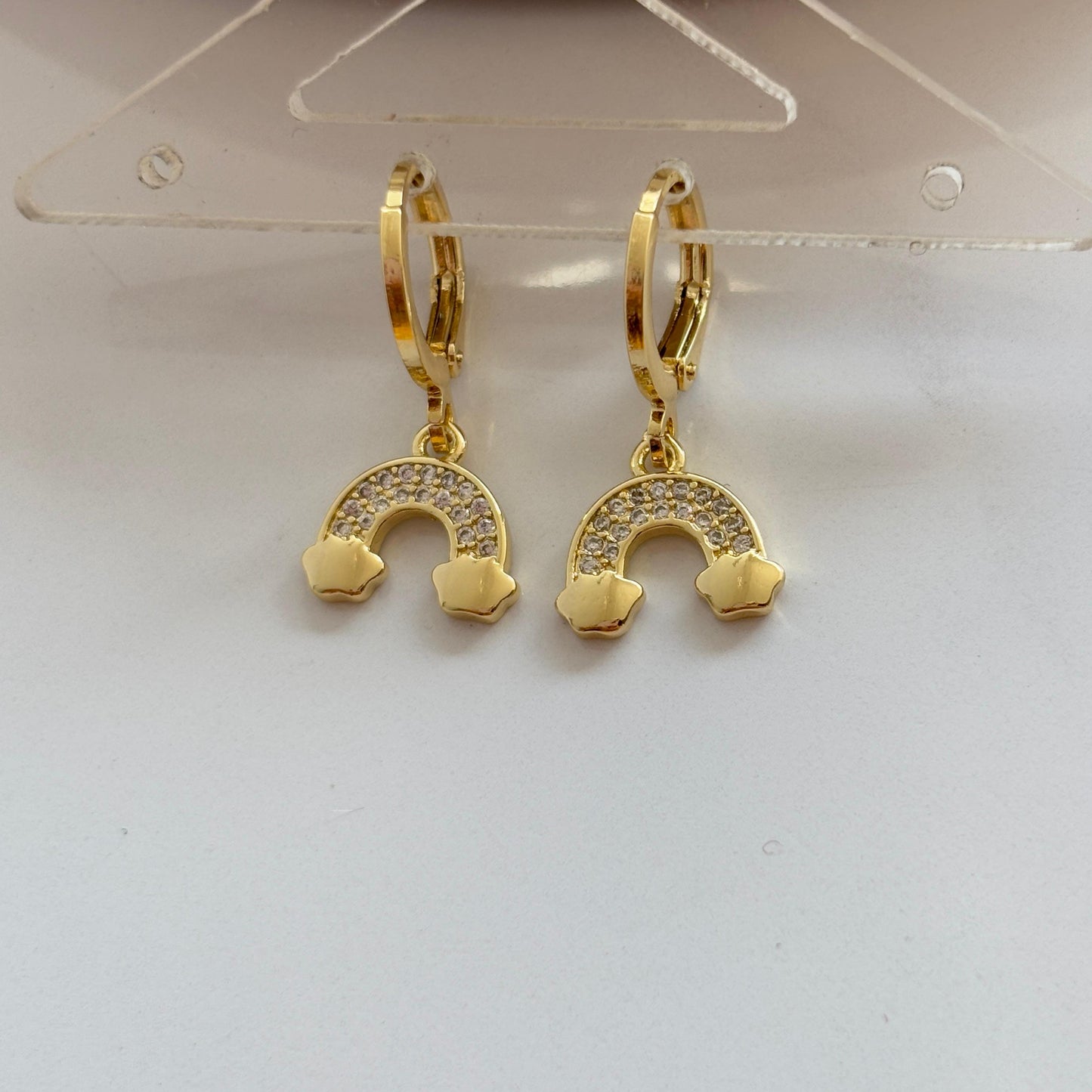 Rainbow Huggies Earrings