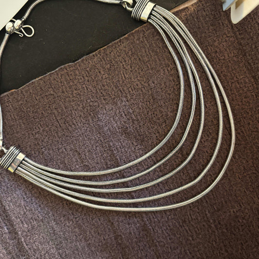 Four Layer Elegant Chain Choker