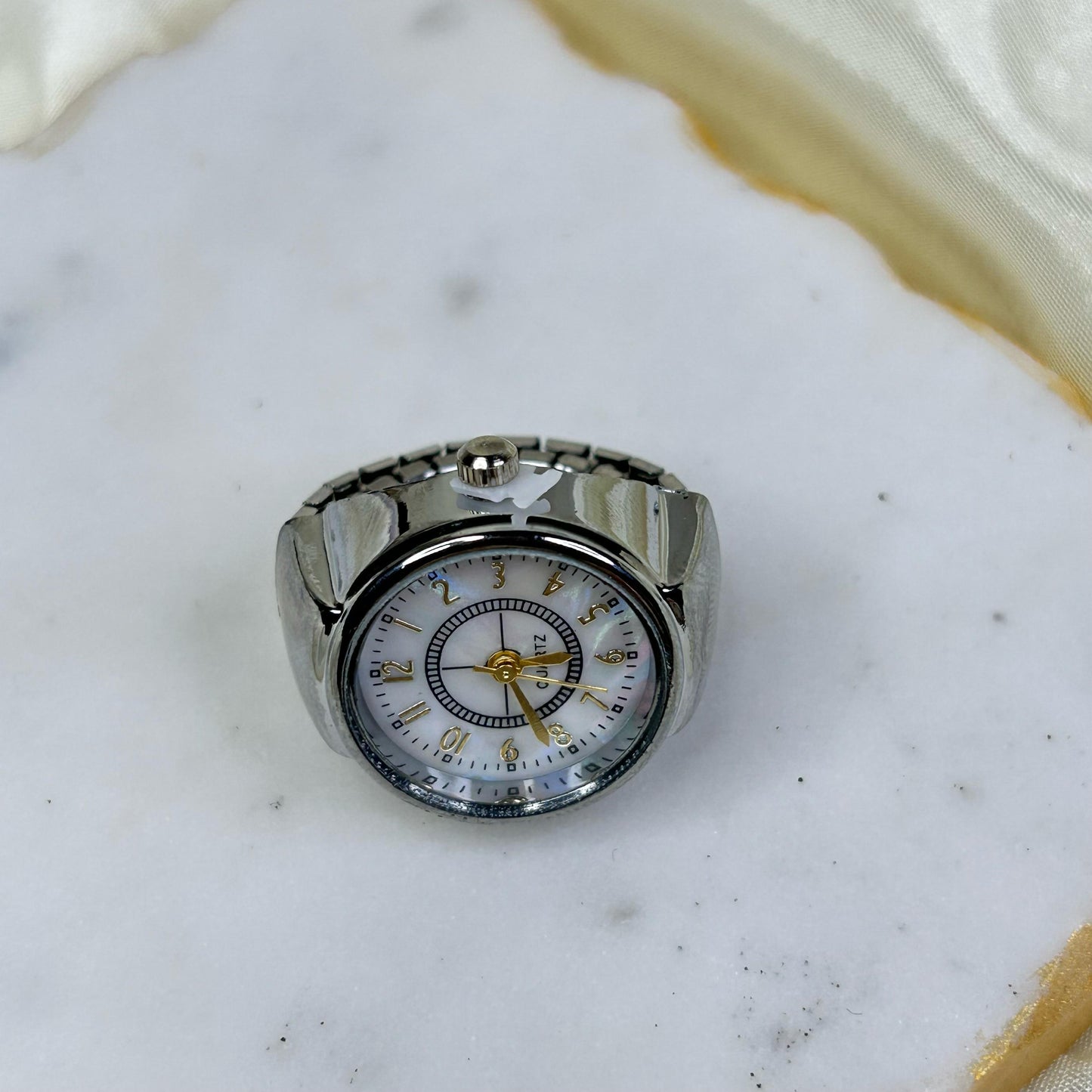 Emirati Ring Watch (Silver)