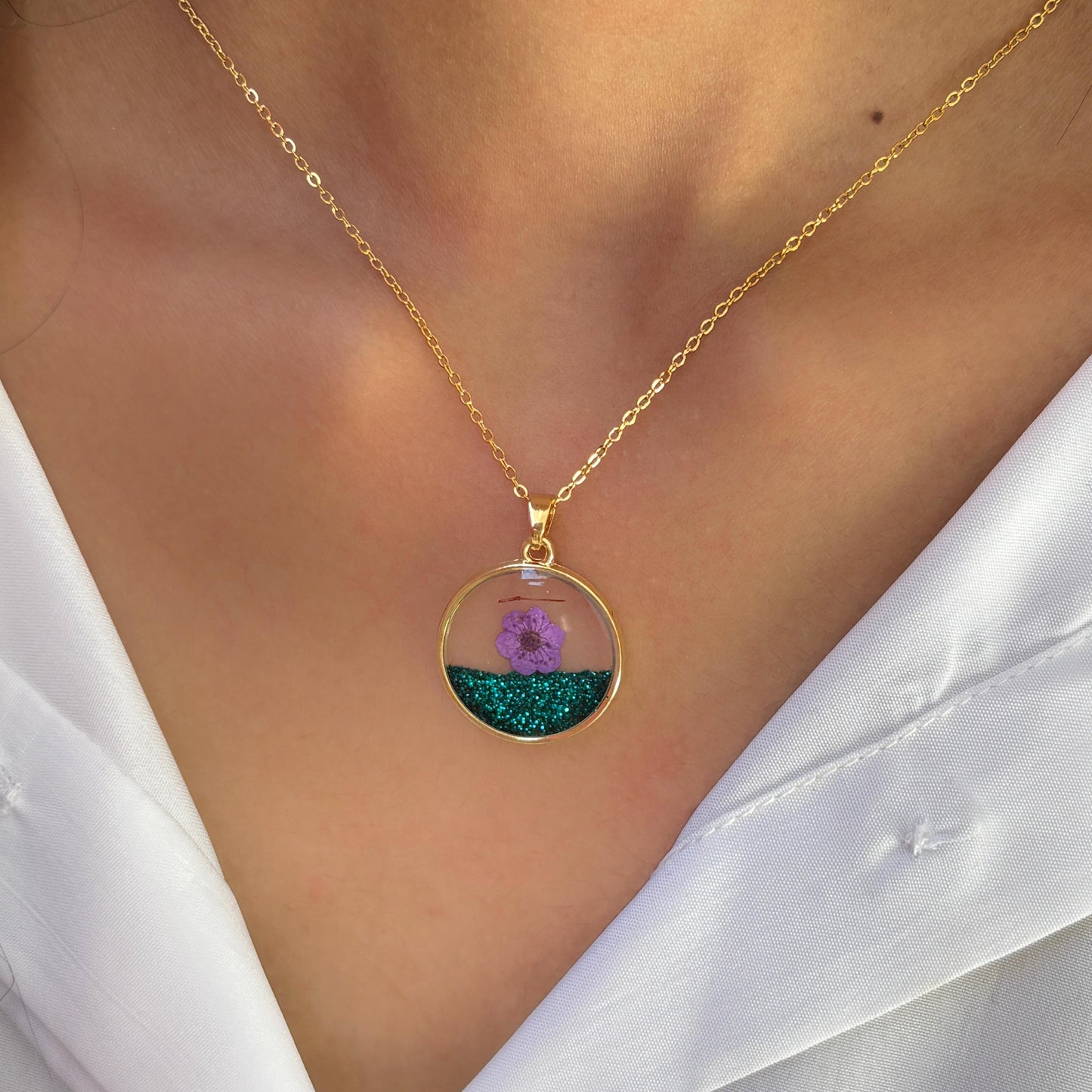 Georgia Resin Necklace (B2G3)