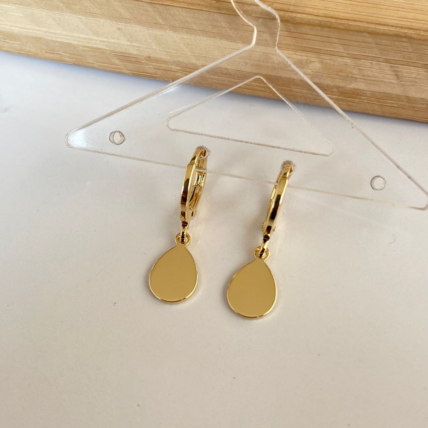 Drop Huggies Earrings