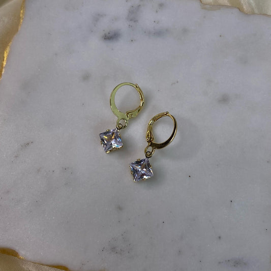 Square Crystal Huggies