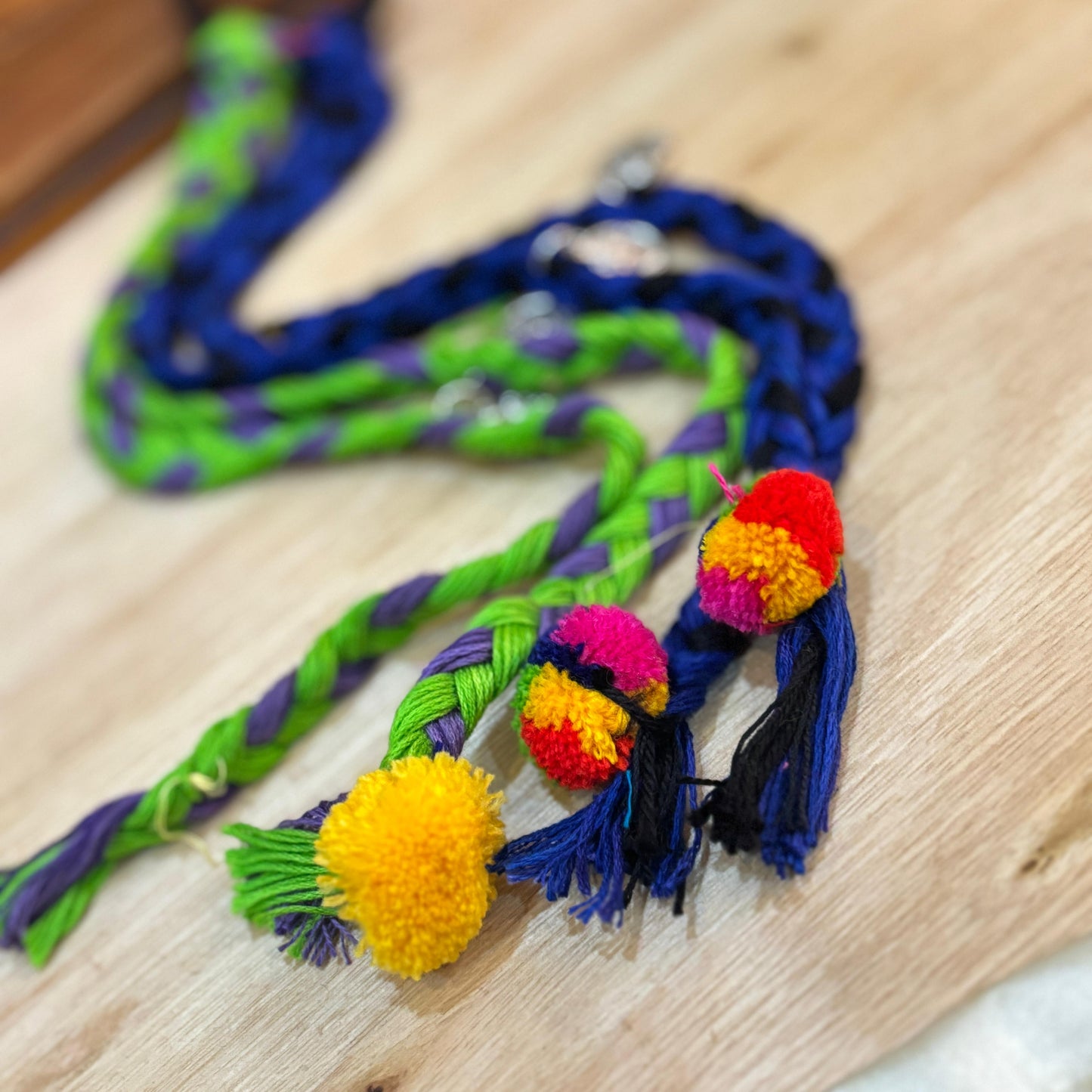 Peacock Tassle Hairtie