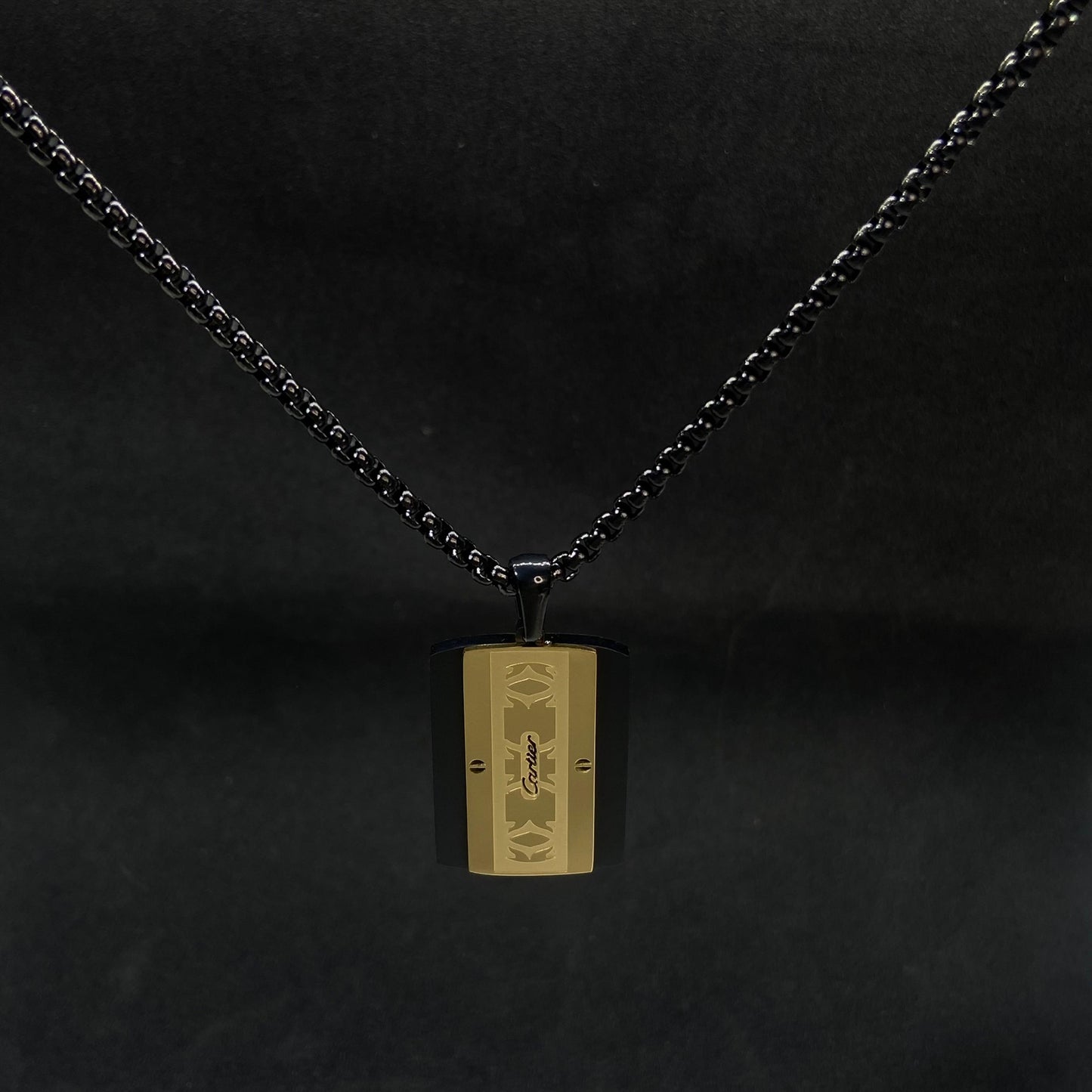 CRTier Maeve Pendant Men's Chain