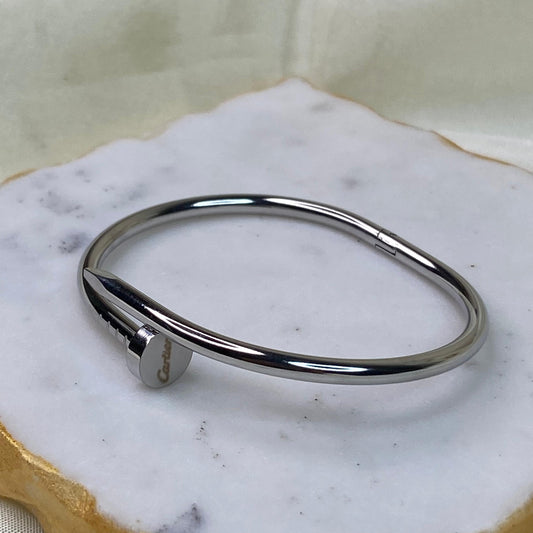 Silver Nail Bracelet( Small Size - 2.2-2.4)