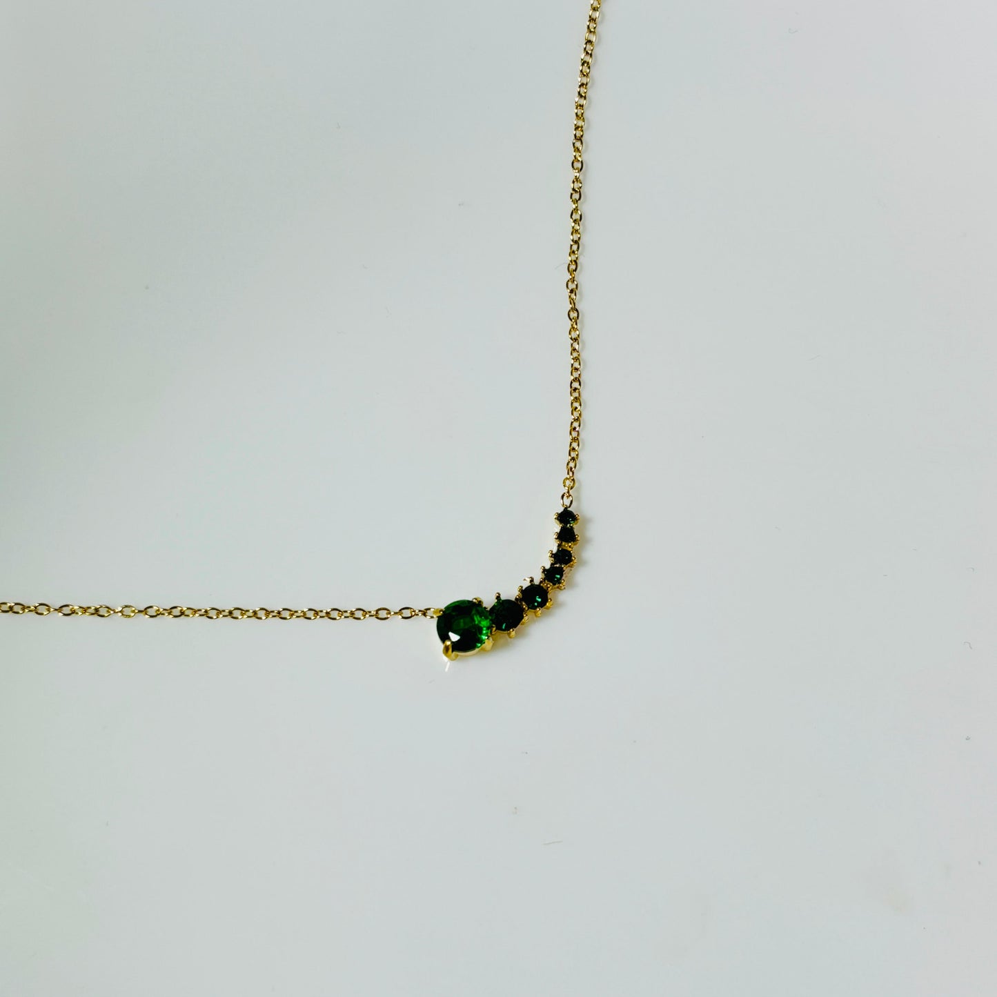 Emerald Julie Necklace