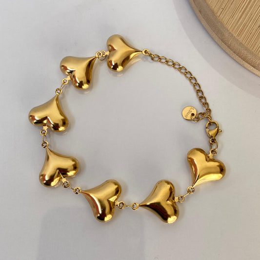 Bubble Heart Bracelet