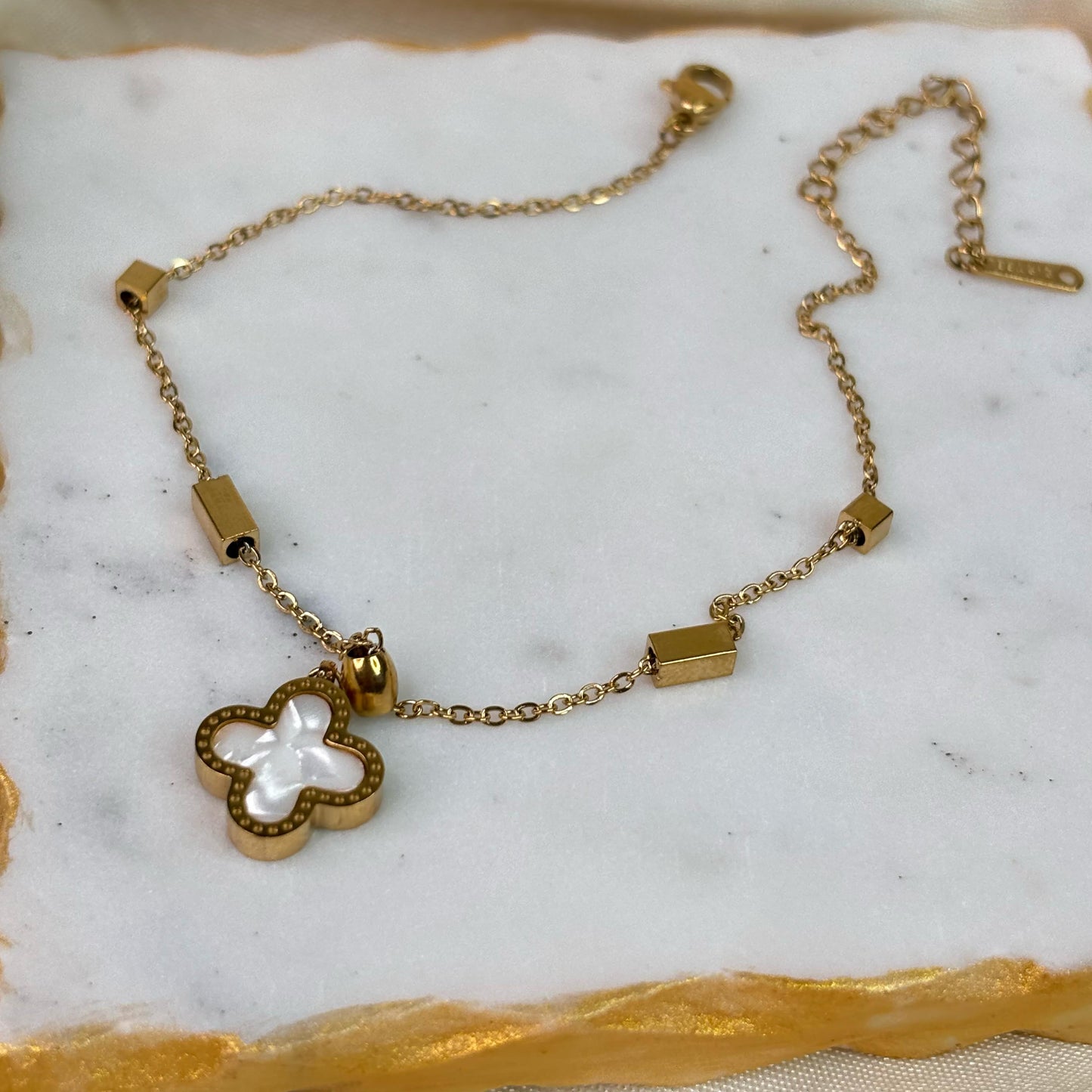 Reversible Clover Anklet