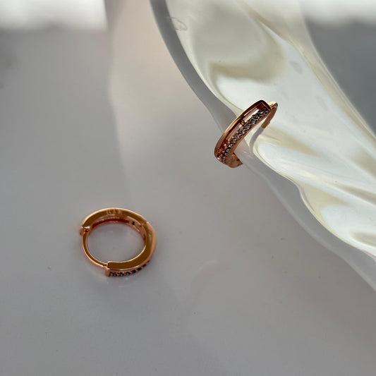 Amy Mini Hoops (Rosegold)