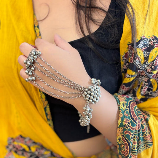 Ghunghroo 2 Rings Hathphool