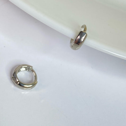 Mini Silver Hoops