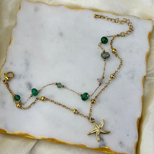 Starwave Layered Chain Bracelet