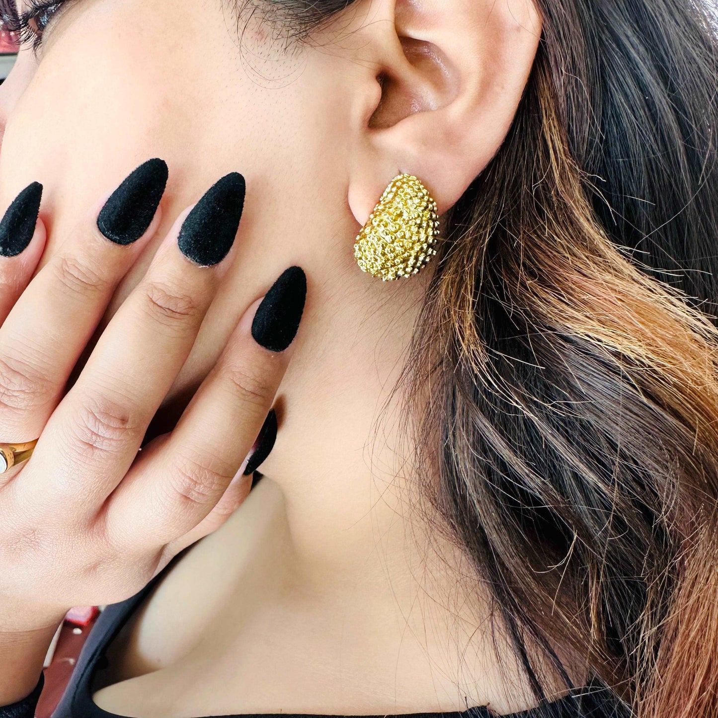 Chunky Tear Drop Earrings