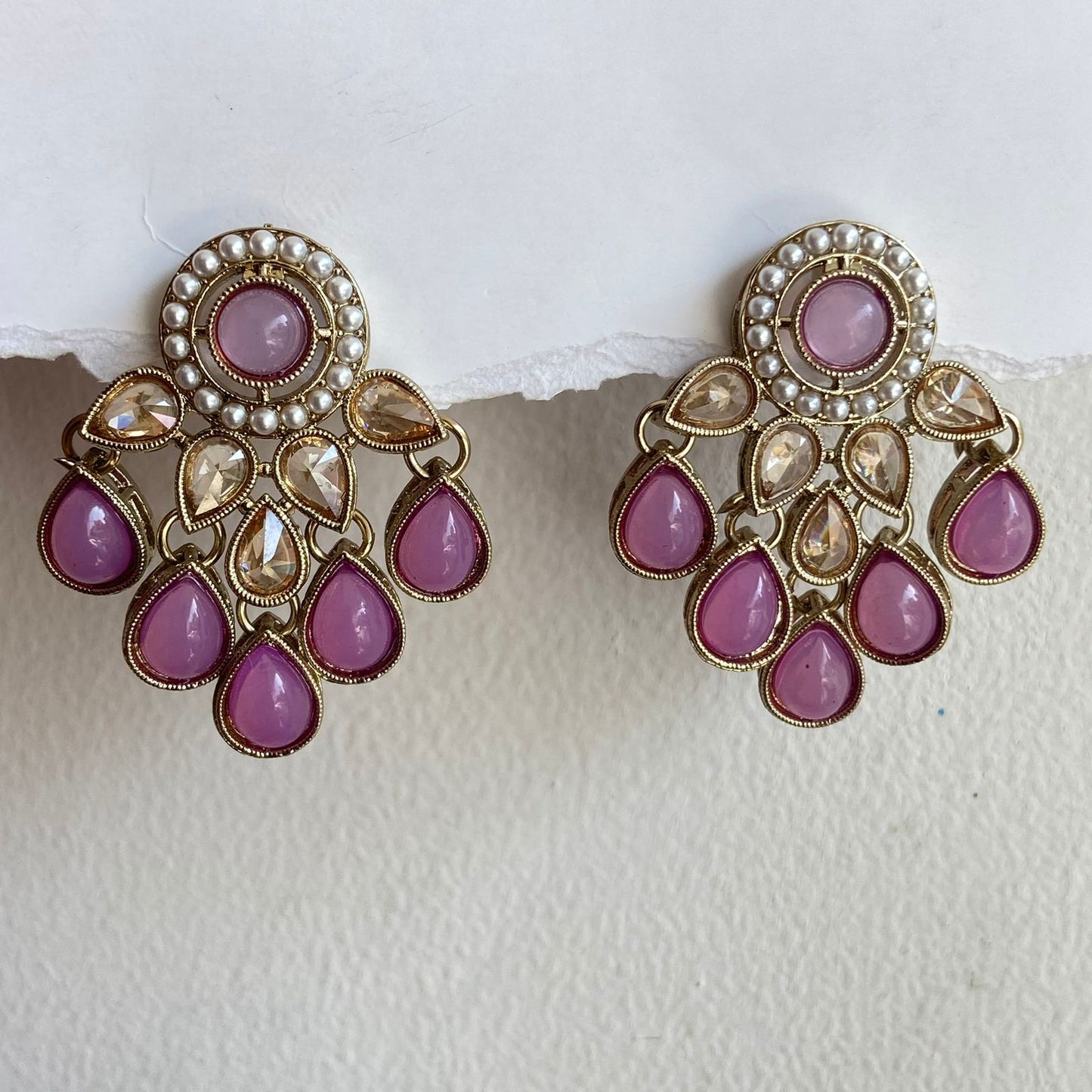 Meher Pakistani Jhumki ( Lilac )
