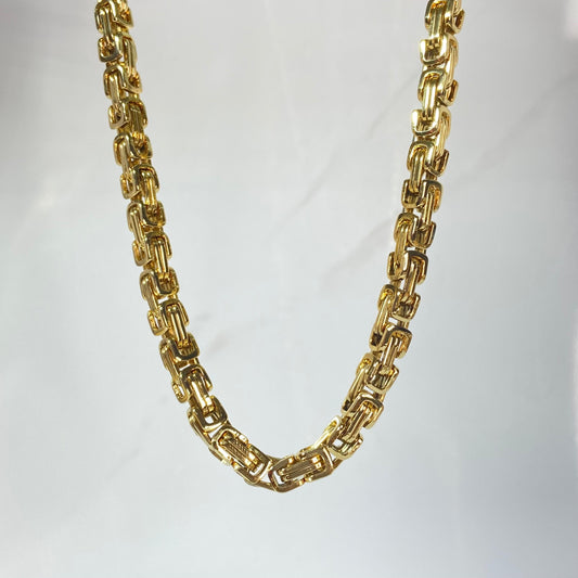 Men’s Barbosa 18K Gold Plated Chain (Thick)