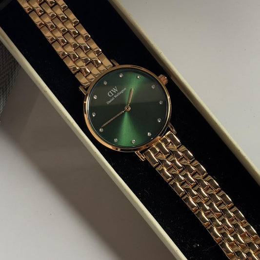 DW Embellished Round Watch