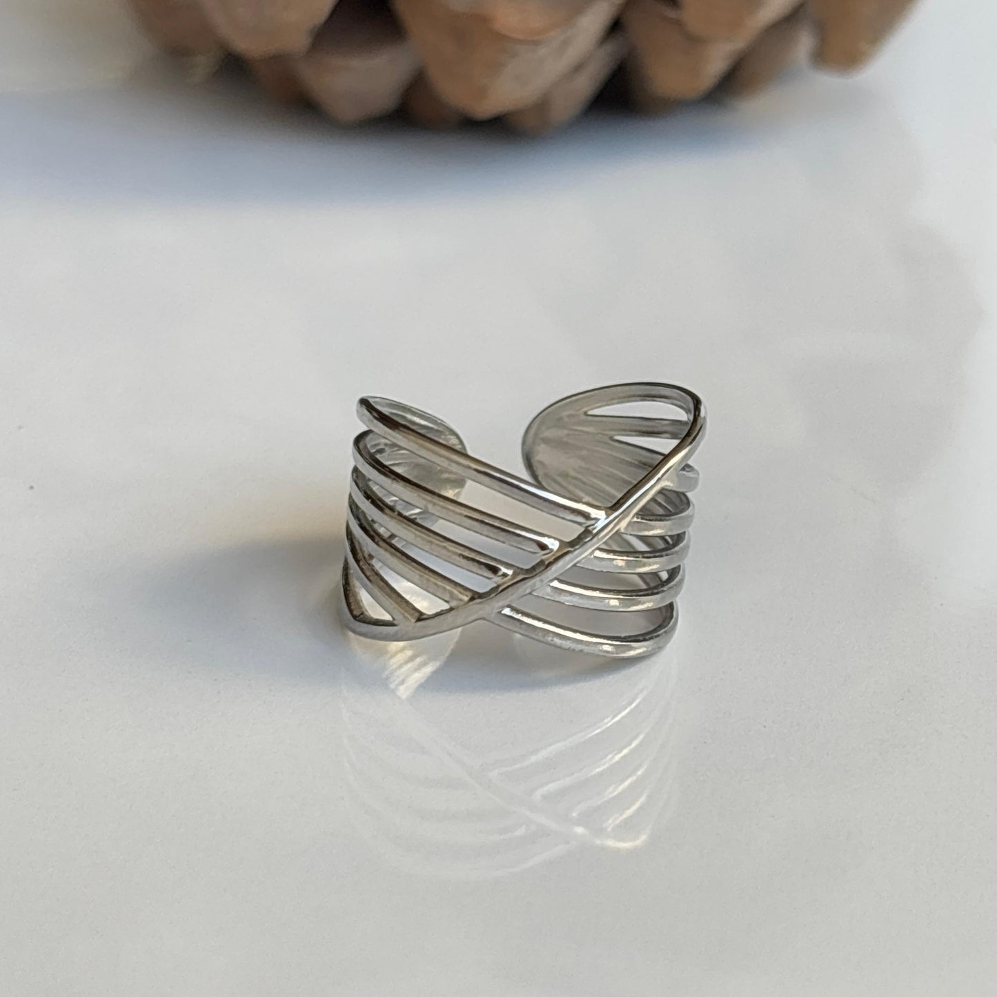 Flare Silver Ring