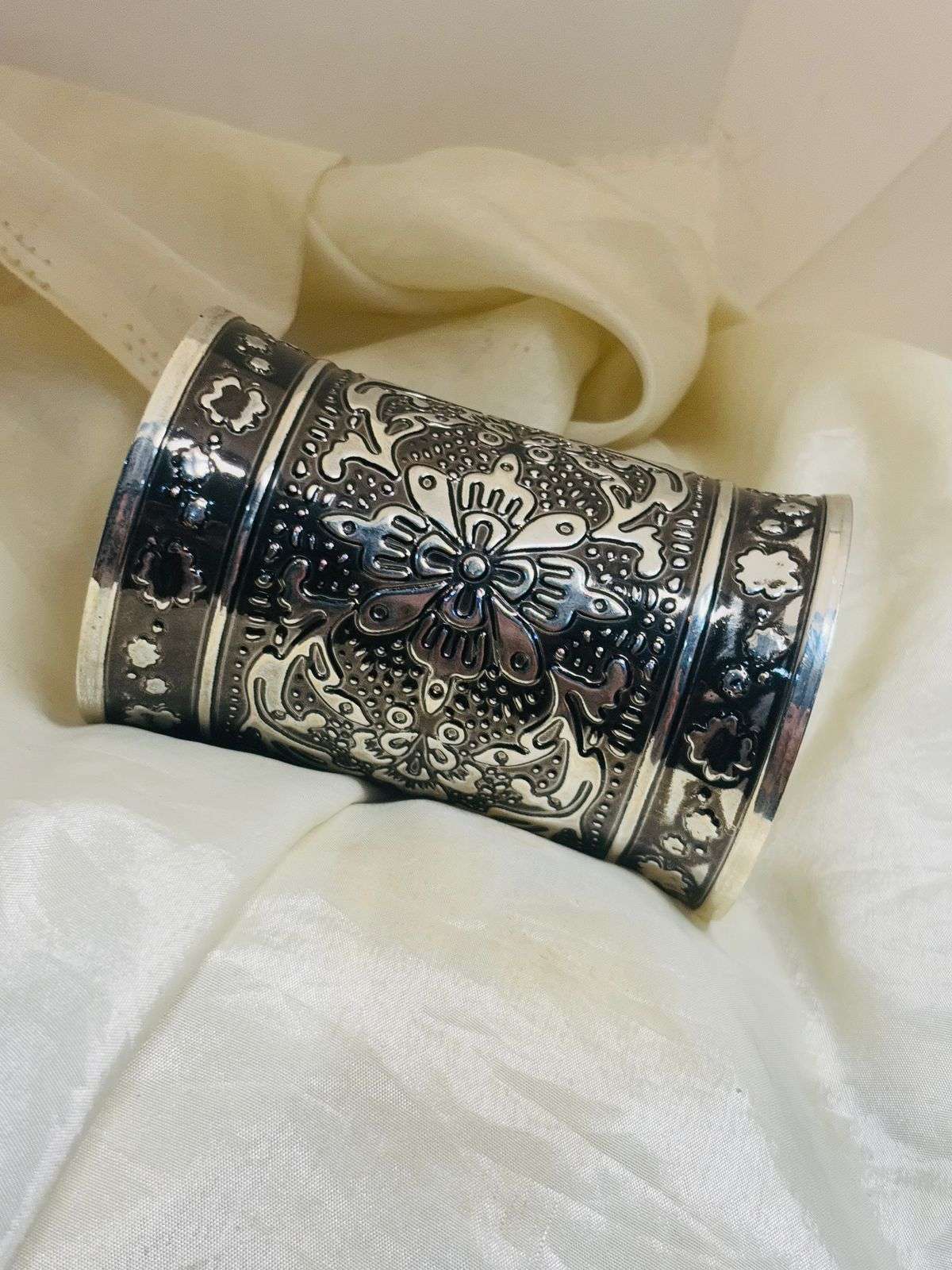 Kantha Boho Adjustable Cuff Bracelet