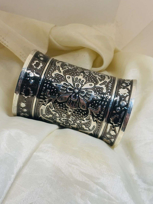 Kantha Boho Adjustable Cuff Bracelet