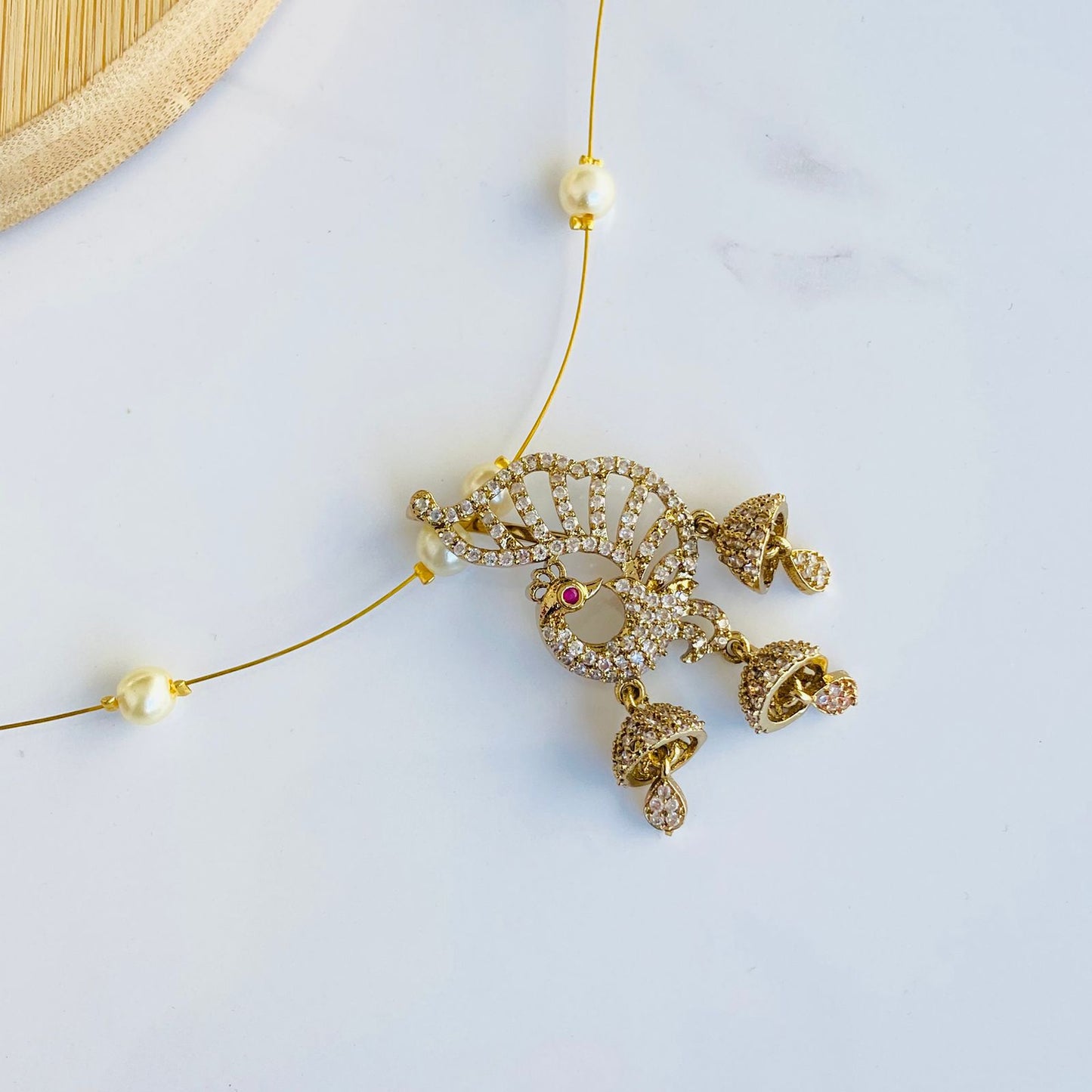 Amala Invisible Chain Choker Necklace