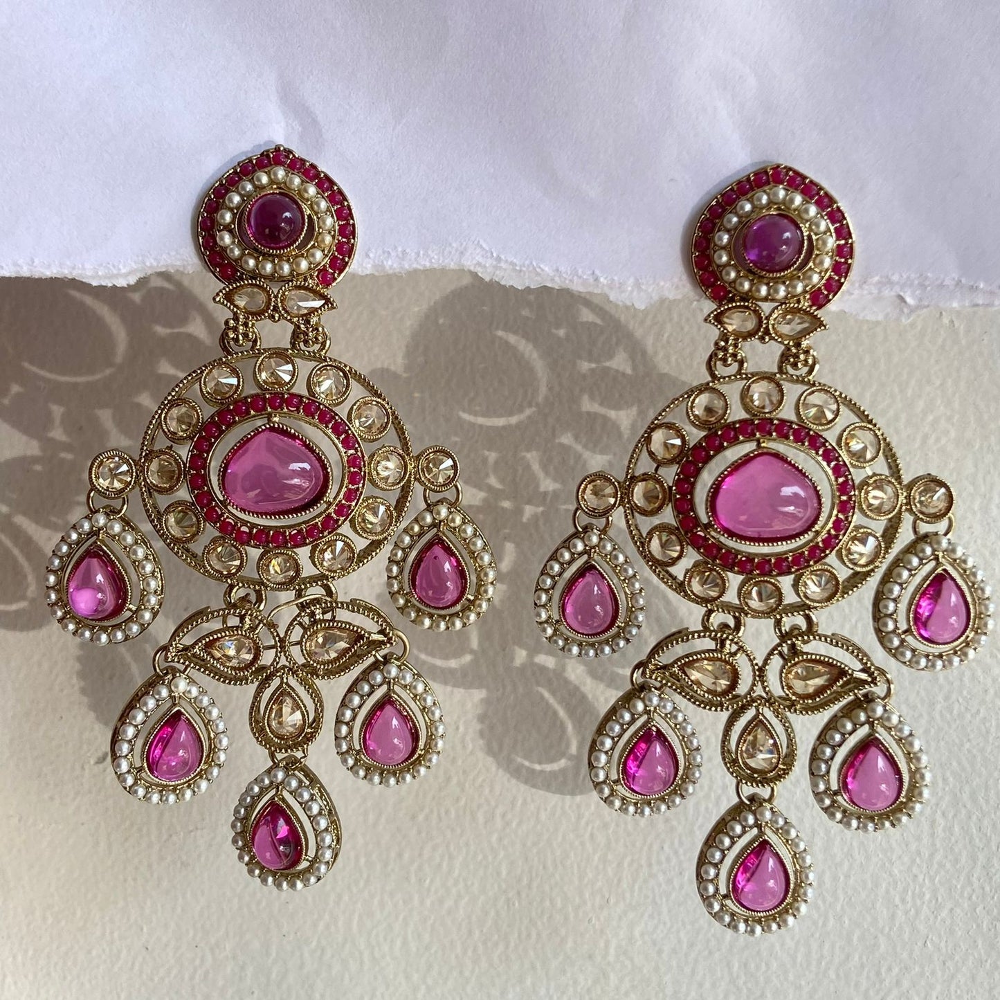 Ishqiya Pakistani Jhumke (Pink)