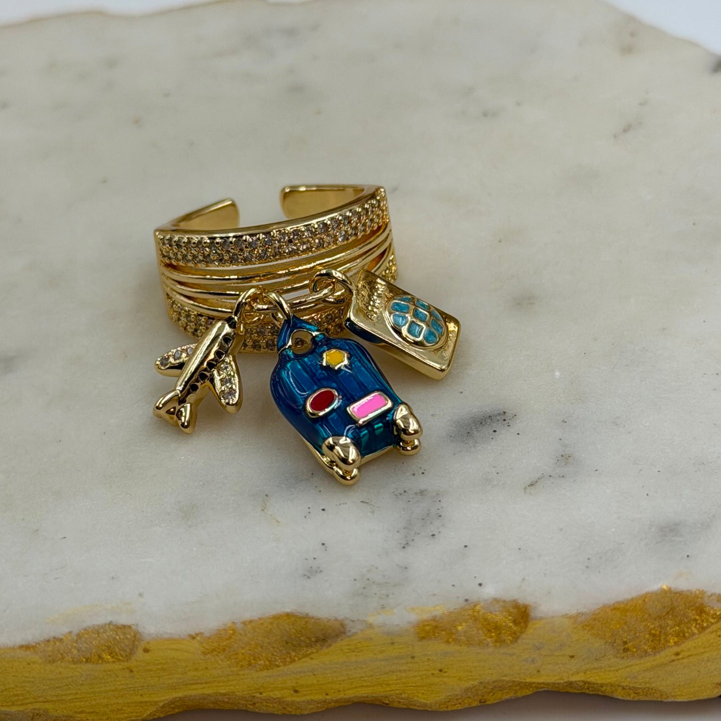 Vacay Bundle Charm Ring