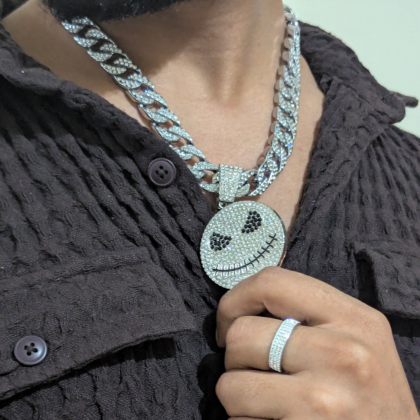 Smiley ICED Out Men's Neckchain