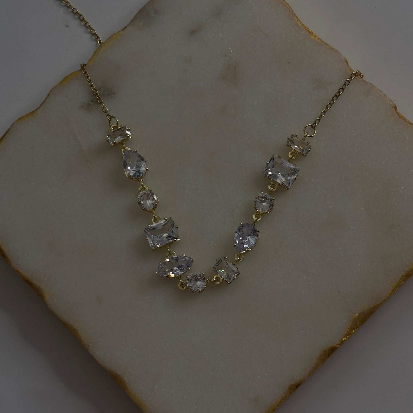 Bejewelled Multi Stone Necklace 02