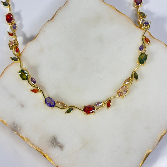 Multi Color Cinderella Necklace