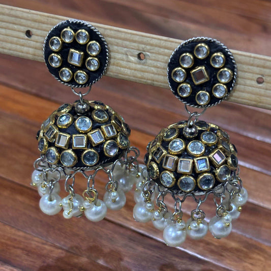 Chakori German Silver Earring
