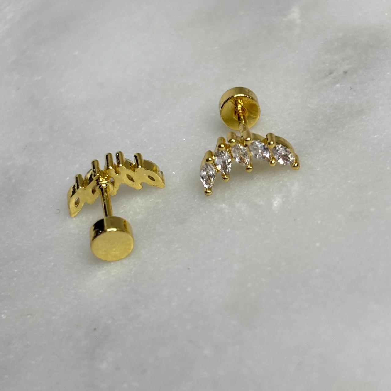 Dazzle Flatback Earrings