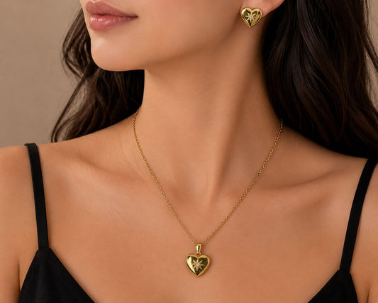 Sparkle Heart Jewellery Set
