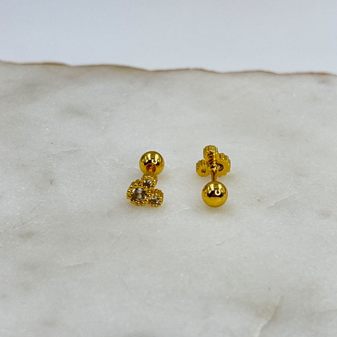 Mickey Flatback Earrings