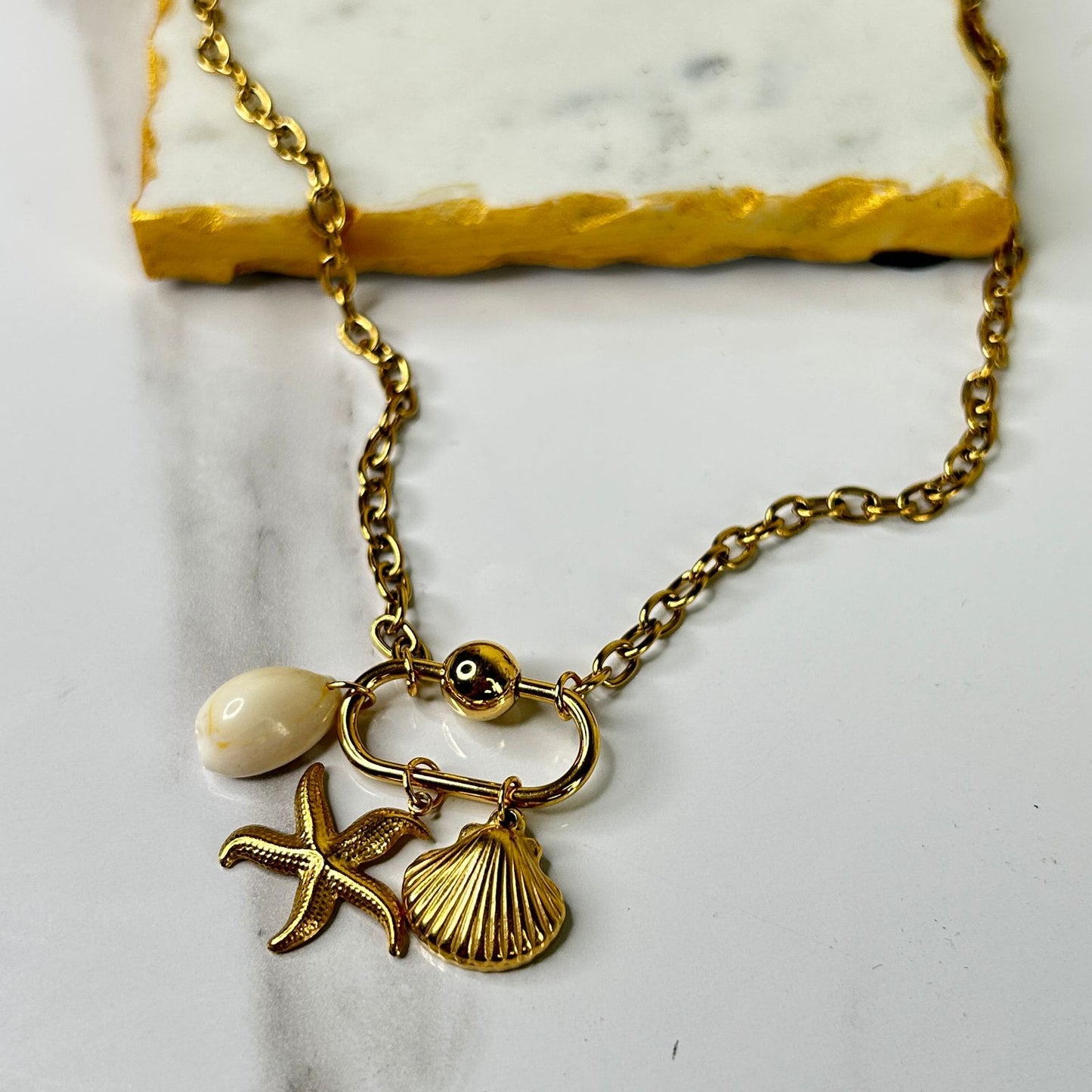 Miami Detachable Beach Charm Necklace