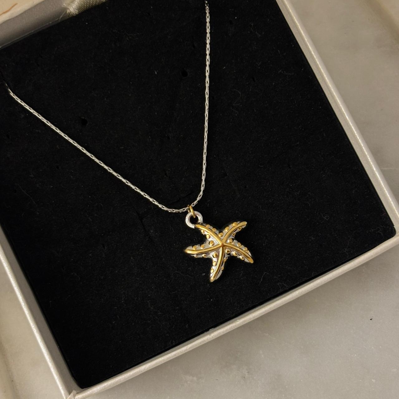 Starry Dual Tone Necklace