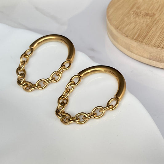 Baddie Link Earrings