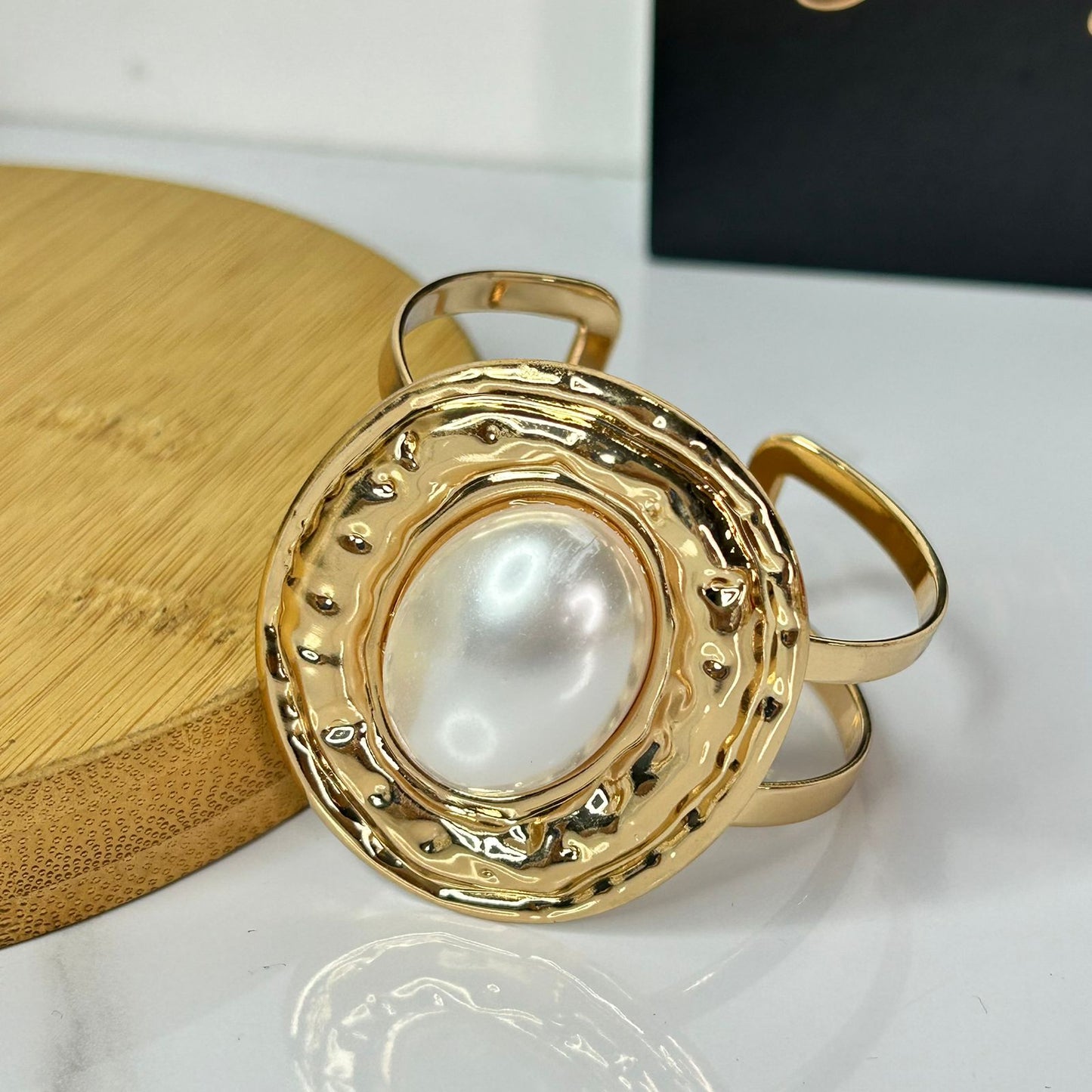 Opal Hinge Cuff Bracelet