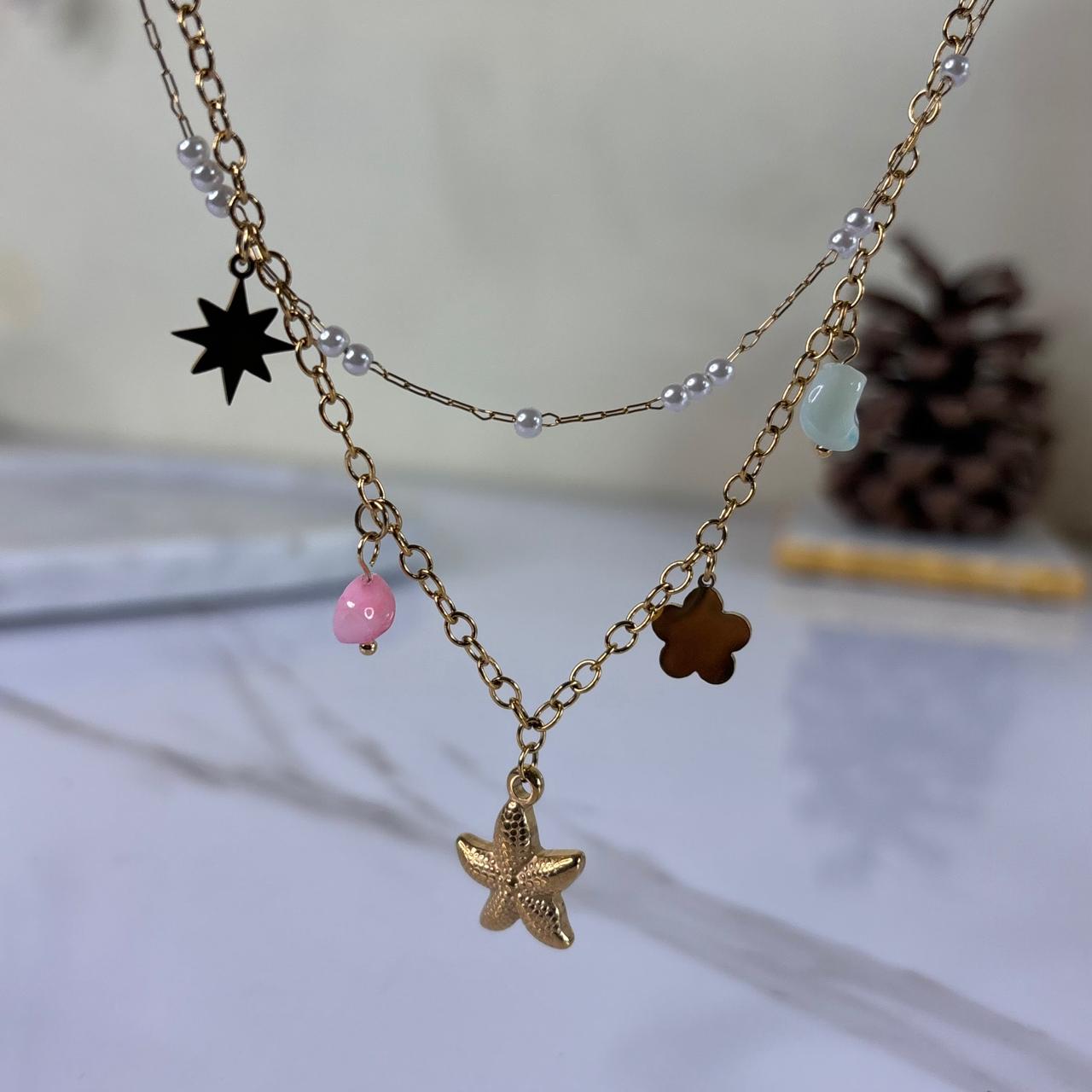Seanna Beach Charm Necklace