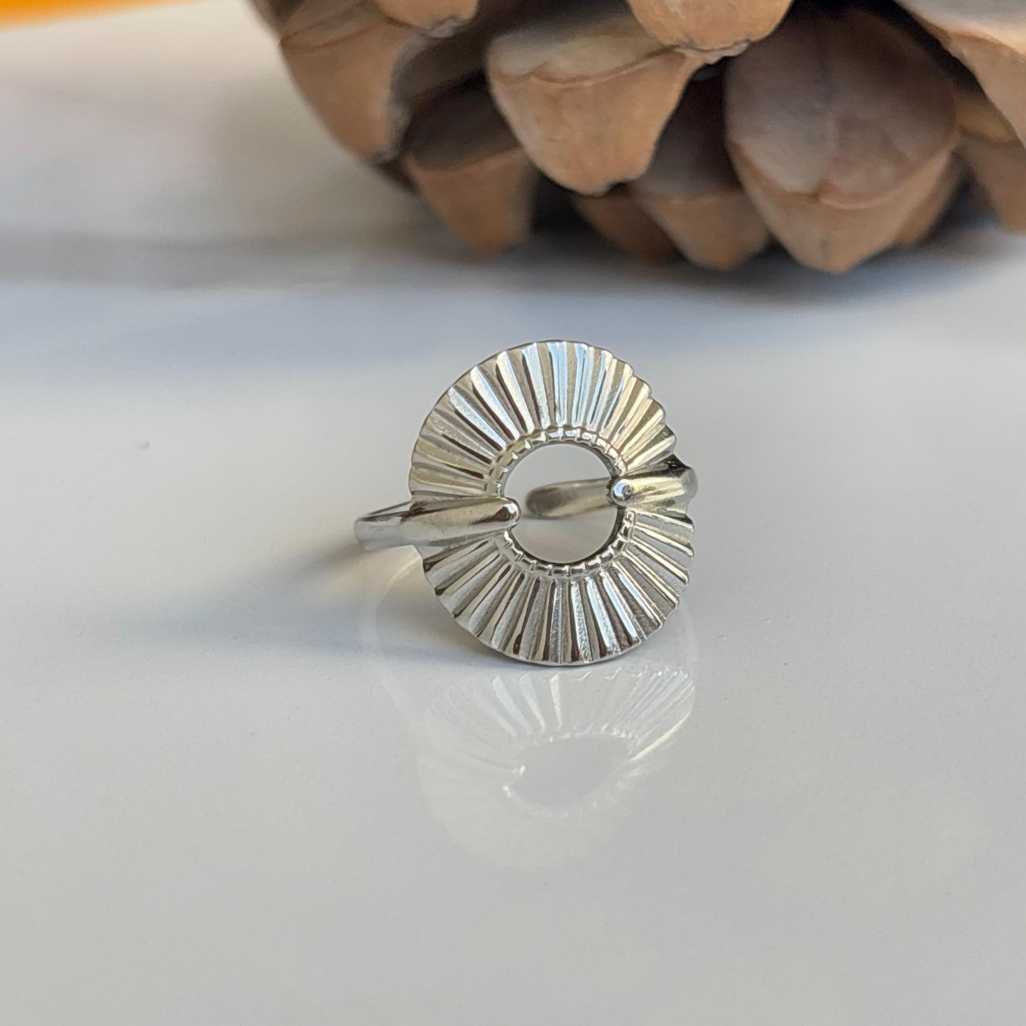 Lunar silver Ring
