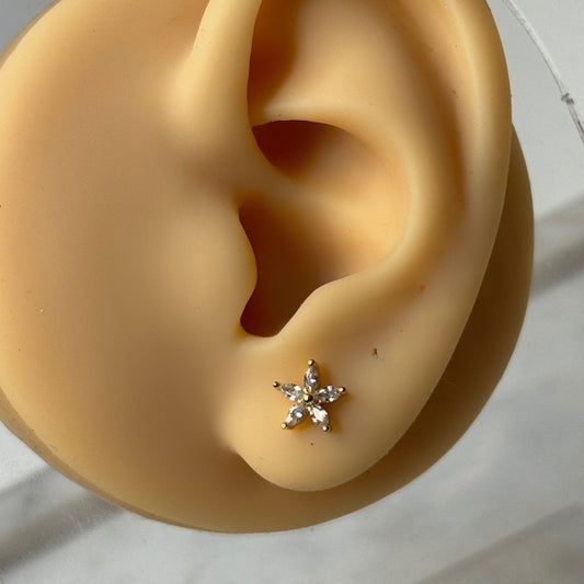 lily Flatback Earrings