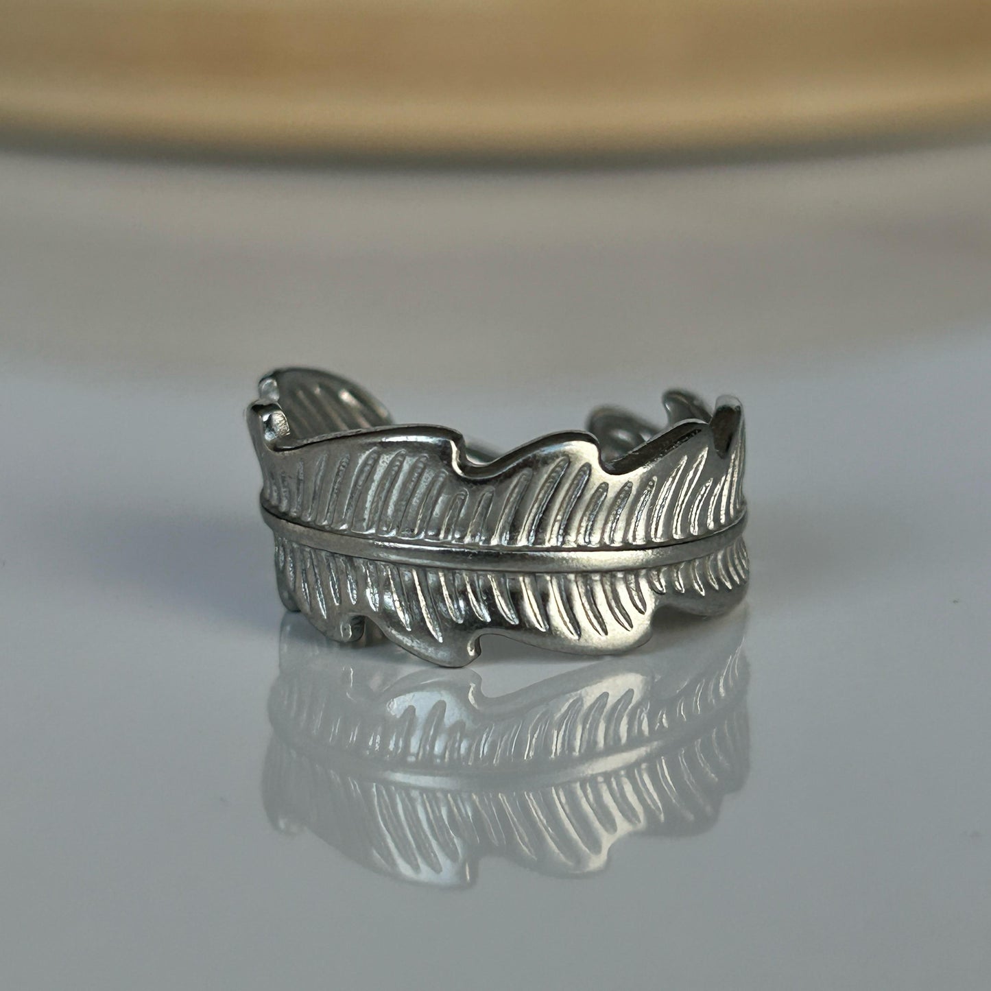 Oak Leaf Silver Ring