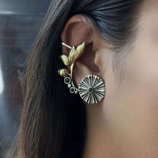 Guldasta Cuff Fusion Earrings