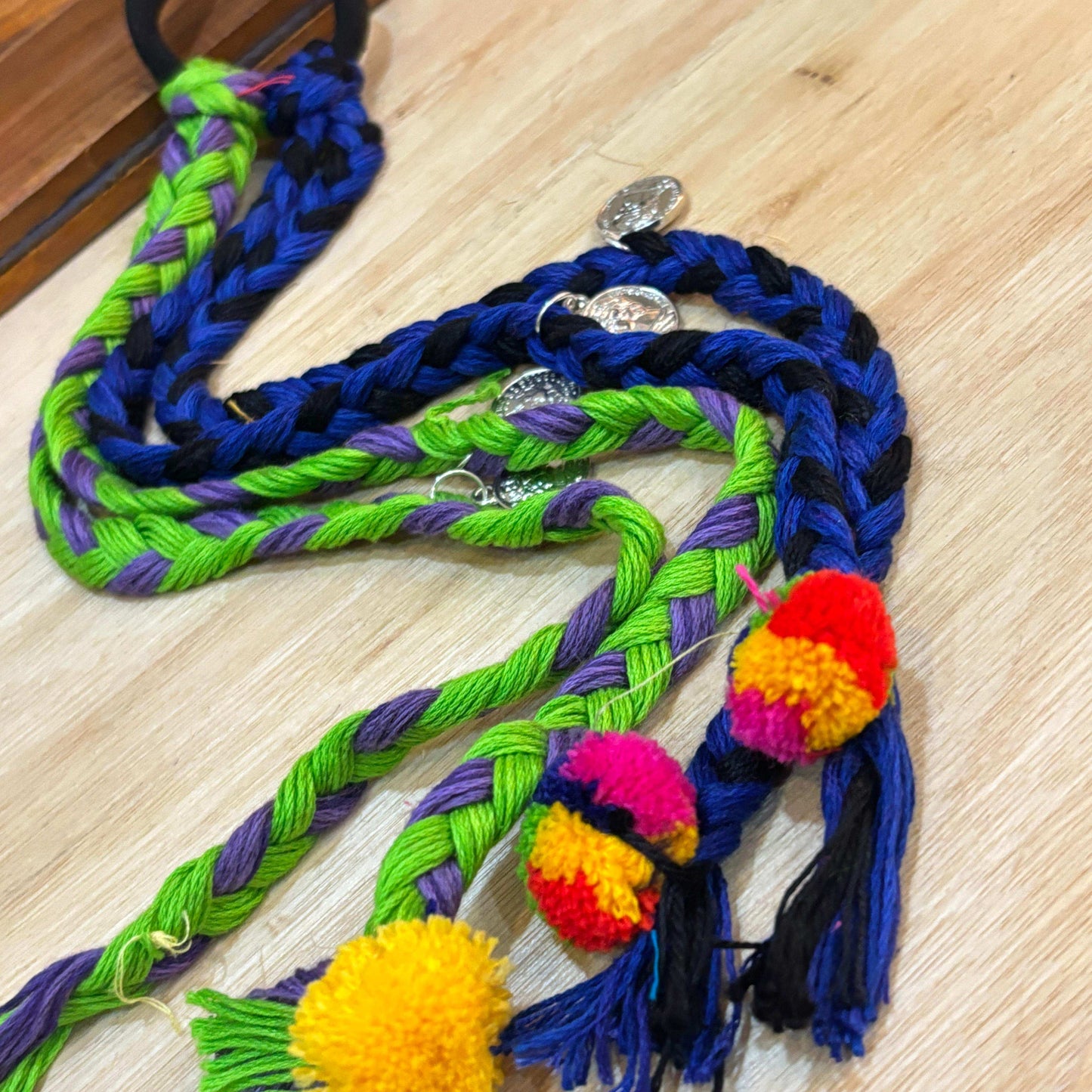 Peacock Tassle Hairtie
