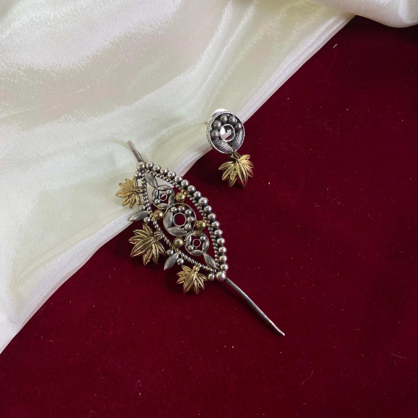 Mismatched Maharani Cuff Earrings