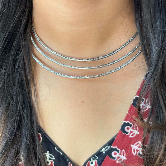 Three Layer Oxidised Choker
