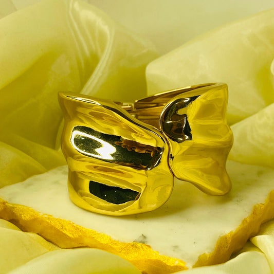 Molten Chunky Cuff Bracelet